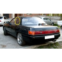 suitable for TOYOTA CARINA IMPORT - 4DR SEDAN 1992>CURRENT - LEFT SIDE REAR DOOR GLASS - (SECOND-HAND)