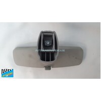 RENAULT KANGOO X61 LWB - 1/2013 to CURRENT - VAN - CENTER INTERIOR REAR VIEW MIRROR - E2 02 05028 - E2 00 708 - GREY - (SECOND-HAND)