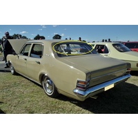 HOLDEN KINGSWOOD HG - 1968 to 1971 - 4DR SEDAN - REAR SCREEN CHROME MOULD - (Second-hand)