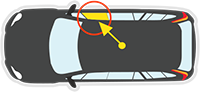 Right Front Door location for MITSUBISHI CHALLENGER KH - 12/2009 TO 12/2015 - 5DR WAGON - RIGHT SIDE FRONT DOOR GLASS