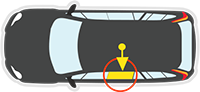 Left Rear Door location for HONDA CRV RD1 - 4DR WAGON 10/97>12/01- LEFT REAR DOOR ELECTRIC WINDOW REGULATOR