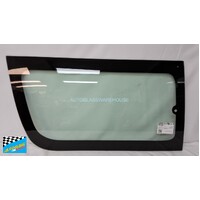 suitable for TOYOTA TOWNACE CR31 IMPORT - 1992 to 1996 - VAN - PASSENGERS - LEFT SIDE SLIDING DOOR WINDOW GLASS - 1 HOLE - GREEN