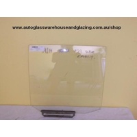 MAZDA 323 - 5DR HATCH 3/77>9/80 - DRIVERS - RIGHT SIDE-REAR DOOR GLASS