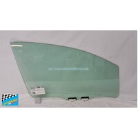 suitable for TOYOTA bZ4X EZ10 - 2/2024 to CURRENT - 5DR SUV - DRIVERS - RIGHT SIDE FRONT DOOR GLASS - GREEN - (WITH FITTING, SOLAR)