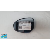 MAZDA 6 GH - 1/2008 to 12/2012 - 4DR WAGON - PASSENGERS - LEFT SIDE CURVED MIRROR - GENUINE - WITH BACKING PLATE D651