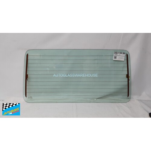 MITSUBISHI PAJERO NA/NB/NC/ND/NE/NF/NG - 1/1983 TO 4/1991 - 2DR/4DR WAGON - REAR WINDSCREEN GLASS - CLEAR - HEATED - NEW