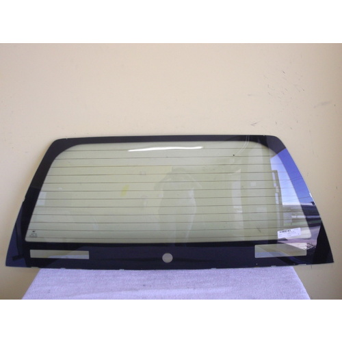 suitable for TOYOTA COROLLA AE95 -1/1988 to 6/1996 - 4DR WAGON - REAR WINDSCREEN GLASS - NEW