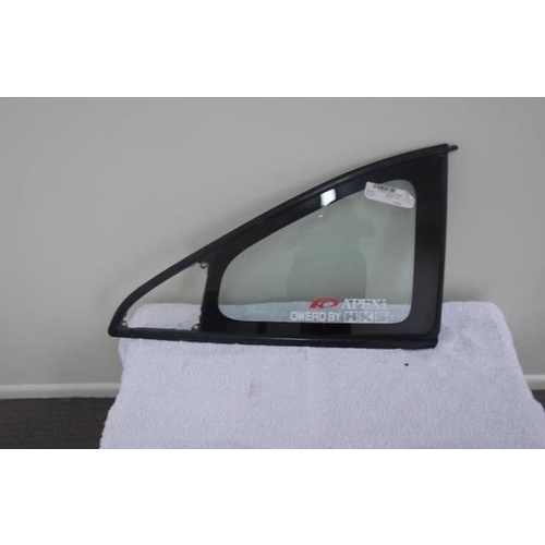 suitable for TOYOTA MR2 SW20 - 2/1990 to 12/1999 - 2DR COUPE - DRIVERS - RIGHT SIDE OPERA GLASS - (Second-hand)