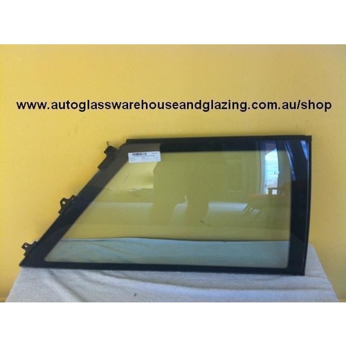 suitable for TOYOTA COROLLA EL30 IMPORT - 1/1986 to 1/1990 - 3DR HATCH - RIGHT SIDE REAR FLIPPER GLASS - (SECOND-HAND)