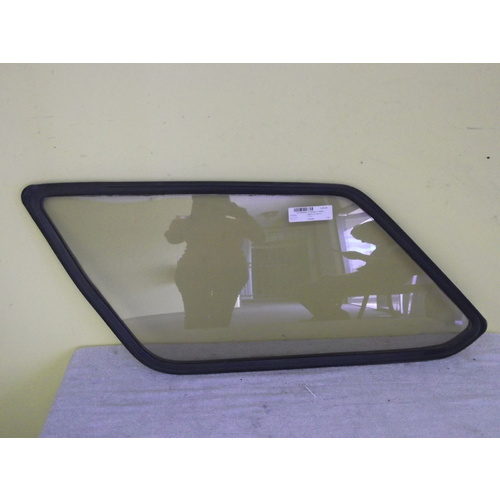 suitable for TOYOTA CORONA XT130 - 10/1979 to 7/1983 - 5DR WAGON - PASSENGERS - LEFT SIDE REAR CARGO GLASS - (SECOND-HAND)