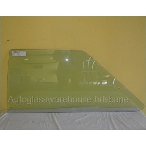 suitable for TOYOTA TERCEL AL21 IMPORT - 10/1983 to 1988 - 3/5DR HATCH - PASSENGERS - LEFT SIDE REAR FLIPPER GLASS - (Second-hand)