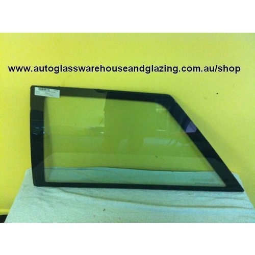 suitable for TOYOTA COROLLA EL30 IMPORT - 1/1986 to 1/1990 - 3DR HATCH - LEFT SIDE REAR FLIPPER GLASS - (SECOND-HAND)