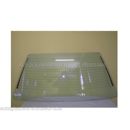 suitable for TOYOTA CORSA TERCEL EL30 AL30 - 1986 to 1990 - 5DR HATCH - REAR WINDSCREEN GLASS - (SECOND-HAND)