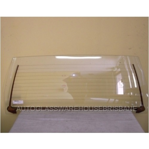 suitable for TOYOTA 4RUNNER LN60 - 8/1983 to 7/1988 - WAGON - REAR WINDSCREEN GLASS - HEATED - CLEAR - NEW