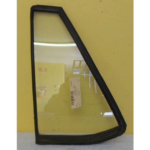 FORD FALCON XC - 1972 TO 1978 - 5DR WAGON - PASSENGERS - LEFT SIDE REAR QUARTER GLASS - CLEAR - (Second-hand)