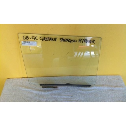 MITSUBISHI GALANT GB/GC - 5DR WAGON 7/74>1977 - RIGHT REAR DOOR GLASS - (Second-hand)