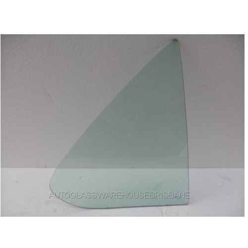 HOLDEN TORANA LH-LX-UC - 5/1974 to 1/1980 - 4DR SEDAN - DRIVERS - RIGHT SIDE REAR QUARTER GLASS - GREEN - MADE TO ORDER - NEW