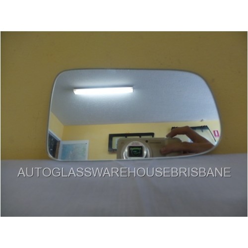 MAZDA 323 BJ PROTAGE - 9/1998 to 12/2003 - 4DR SEDAN - DRIVERS - RIGHT SIDE MIRROR GLASS - FLAT GLASS ONLY - 163MM X 90MM - NEW