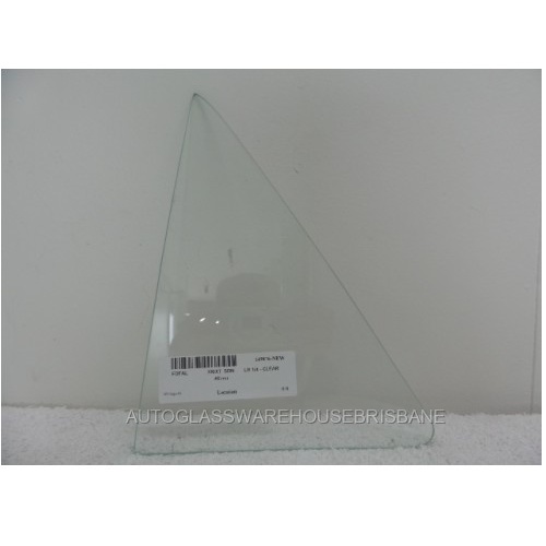 FORD FALCON XR - 1966 to 1967 - 4DR SEDAN - PASSENGER - LEFT SIDE REAR QUARTER GLASS - CLEAR - NEW - (MADE TO ORDER)