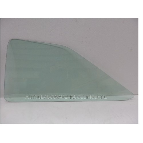 FORD ESCORT MK 11 - 1974 TO 1981 - 2DR COUPE - PASSENGERS - LEFT SIDE REAR QUARTER GLASS - GREEN - MADE TO ORDER - NEW