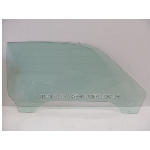 MAZDA RX-4 LA22S - 1972 to 1979 - 2DR COUPE - DRIVERS - RIGHT SIDE FRONT DOOR GLASS - GREEN - MADE-TO-ORDER - NEW