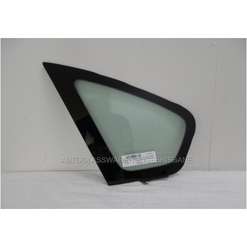 SUBARU LIBERTY 4TH GEN - 9/2003 to 8/2009 - 4DR SEDAN - PASSENGERS - LEFT SIDE REAR OPERA GLASS - GREEN - (SECOND-HAND)