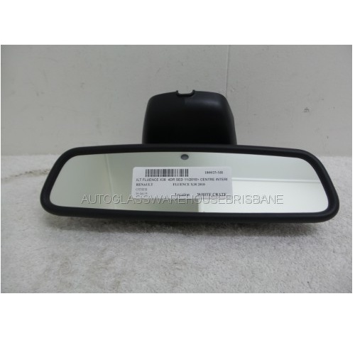 RENAULT FLUENCE X38 - 11/2010 to 12/2015 - 4DR SEDAN - CENTRE INTERIOR REAR VIEW MIRROR - E11 026383 - (Second-hand)