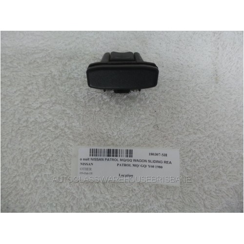 NISSAN PATROL MQ/GQ - 6/1980 to 12/1997 - 5DR WAGON - SLIDING REAR GLASS LATCH - (Second-hand)