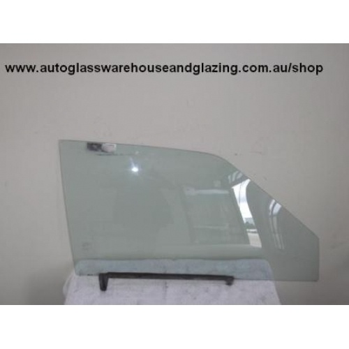 MITSUBISHI CORDIA - 3DR HATCH 4/1983 >1989 - RIGHT SIDE FRONT DOOR GLASS (850w) - (Second-hand)