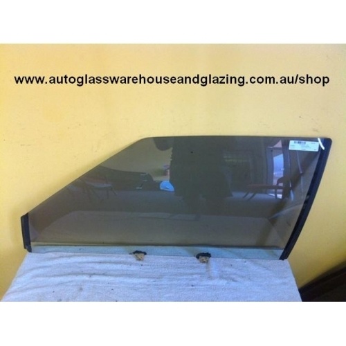 HOLDEN PIAZZA JR - 4/1986 to 1988 - 2DR COUPE - PASSENGERS - LEFT SIDE FRONT DOOR GLASS - (Second-hand)