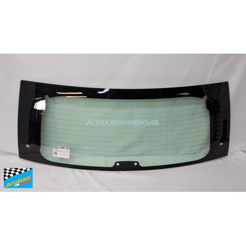 JEEP GRAND CHEROKEE WH - 7/2005 to 4/2010 - 4DR WAGON - REAR WINDSCREEN GLASS - GREEN - 8 HOLES (1350 x 505) - NEW