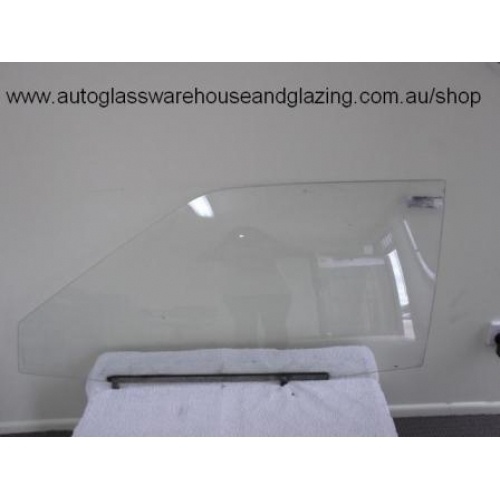 suitable for TOYOTA CORSA TERCEL EL30 AL30 - 1986 to 1990 - 5DR HATCH - LEFT SIDE FRONT DOOR GLASS - (SECOND-HAND)