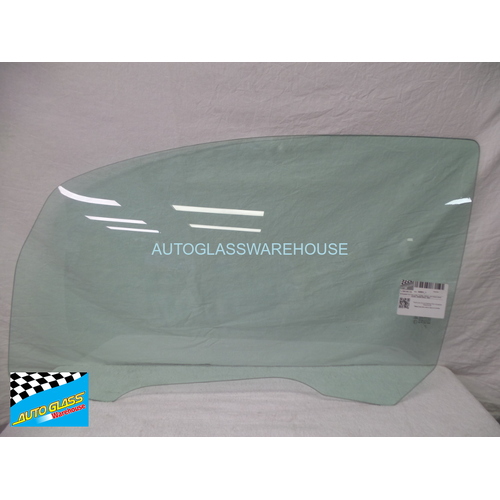 MITSUBISHI COLT RG (3 DR) - 11/2004 TO 09/2011 - PASSENGERS - LEFT SIDE FRONT DOOR GLASS - GREEN (900w) - NEW