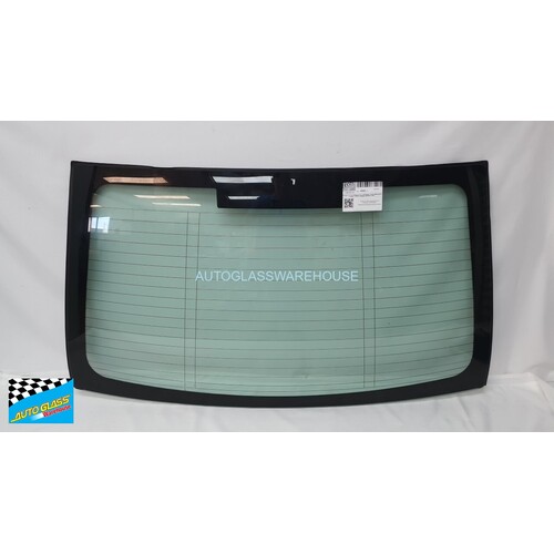 PEUGEOT 407 SV - 9/2004 to 6/2011 - 4DR SEDAN - REAR WINDSCREEN GLASS - GREEN - HEATED, ANTENNA - NEW