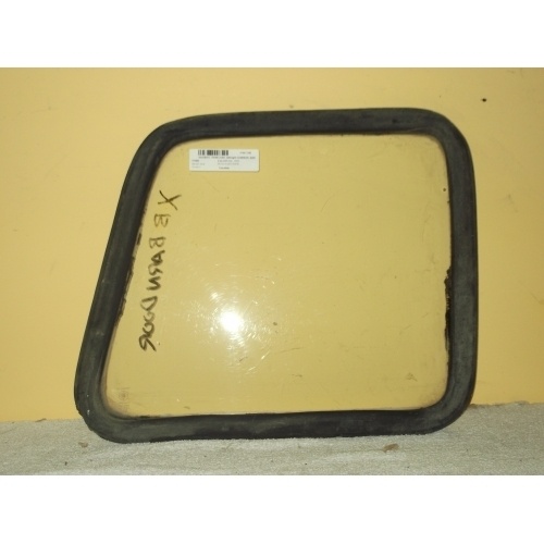 FORD FALCON XA/XB/XC/XD/XE/XF - 1/1972 to 1/1978 - PANEL VAN - PASSENGERS - LEFT SIDE REAR BARN DOOR GLASS - CLEAR - (Second-hand)