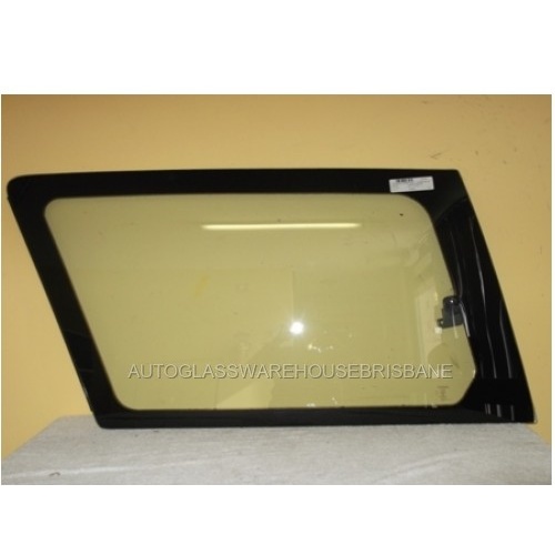 suitable for TOYOTA LUCIDA - 1/1990 to 1/2000 - 5DR WAGON - LEFT SIDE SLIDING DOOR WINDOW GLASS - 1 HOLE - GREEN - NEW