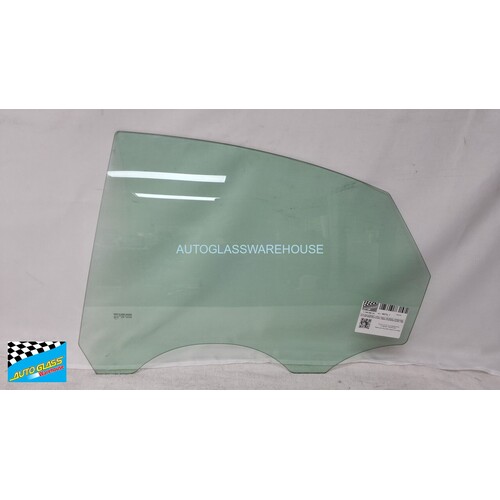 VOLVO S40 M SERIES - 3/2004 to 8/2012 - 4DR SEDAN - PASSENGERS - LEFT SIDE REAR DOOR GLASS - GREEN (TOUGHENED GLASS) - NEW