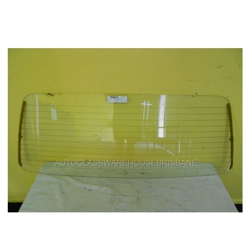 HOLDEN GEMINI TC-TD-TE-TF-TG-TX - 3/1975 to 4/1985 - WAGON/PANEL VAN - REAR WINDSCREEN GLASS - (Second-hand)