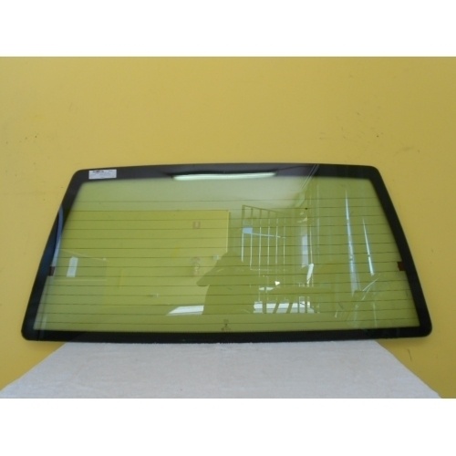 MITSUBISHI MAGNA TM/TN/TP - 4/1985 to 2/1991 - 5DR WAGON - REAR WINDSCREEN GLASS - GREEN - HEATED - NEW