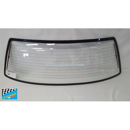 DAIHATSU CHARADE G100 - 6/1987 to 6/1993 - 4DR SEDAN - REAR WINDSCREEN GLASS - HEATED - GREEN - NEW