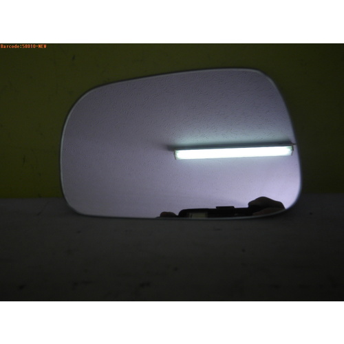 HOLDEN CRUZE YG - 6/2002 to 12/2006 - 5DR WAGON - PASSENGERS - LEFT SIDE MIRROR - FLAT GLASS ONLY - 153MM X 96MM - NEW