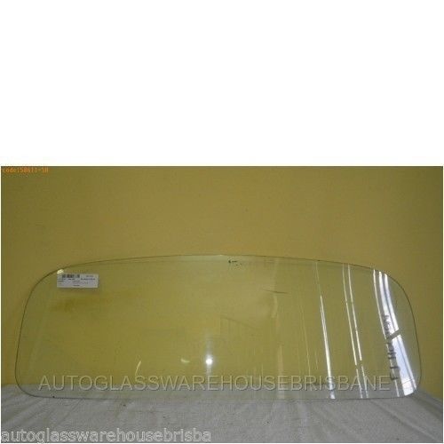 HOLDEN FJ-FX - 1948 to 1956 - 4DR SEDAN -  REAR WINDSCREEN GLASS - 296mm X 863mm (2) - (Second-hand)