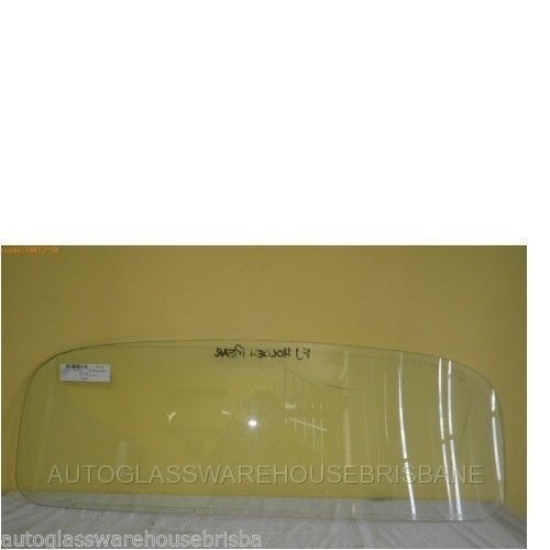 HOLDEN FJ-FX - 1948 to 1956 - 4DR SEDAN - REAR WINDSCREEN GLASS - 296mm X 863mm (3) - (Second-hand)