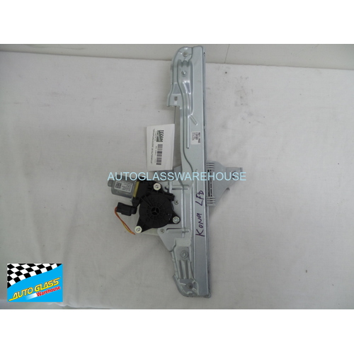 HYUNDAI KONA - 9/2017 TO CURRENT - 5DR SUV - PASSENGERS - LEFT SIDE FRONT WINDOW REGULATOR - 82401-J9000 - (SECOND-HAND)