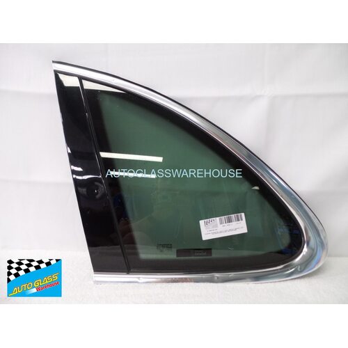 PORSCHE CAYENNE 958 - 7/2010 to 5/2018 - 4DR SUV - DRIVERS - LEFT SIDE REAR OPERA GLASS - (SECOND-HAND)