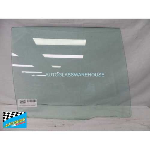 HOLDEN NOVA LE/LF - 8/1989 to 10/1994 - 5DR HATCH - PASSENGER - LEFT SIDE REAR DOOR GLASS - (550 wide) - (SECOND-HAND)