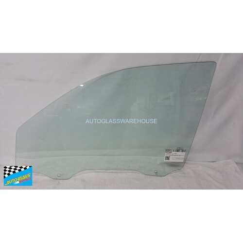 HAVAL H9 1/2016 TO CURRENT - PASSENGERS - LEFT SIDE FRONT DOOR GLASS - GREEN - 2 HOLES - NEW