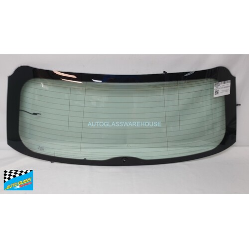 AUDI A3 8V - 2012 to 2020 - 3DR HATCH - REAR WINDSCREEN GLASS - GREEN - HEATED - 1 HOLE - WITH ANTENNA - NEW