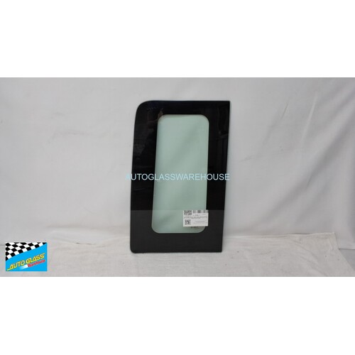 FORD TRANSIT VH/VJ/VM - 11/2000 to 9/2014 - LWB VAN - DRIVERS - RIGHT SIDE REAR WINDOW GLASS - LAST WINDOW - GREEN - 1 HOLE GREEN - NO HOLE - NEW