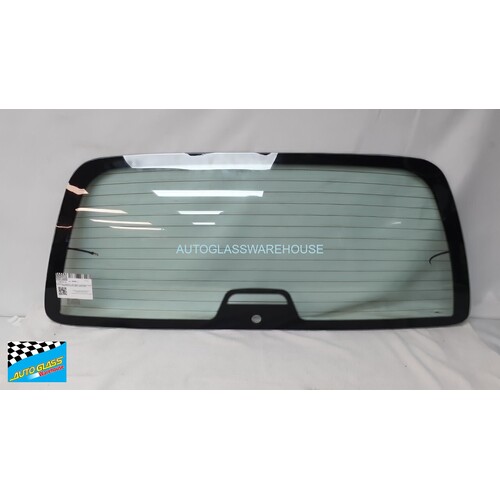 MERCEDES E CLASS W210 - 1/1996 TO 8/2002 - 5DR WAGON - REAR WINDSCREEN GLASS - GREEN - HEATED - NEW